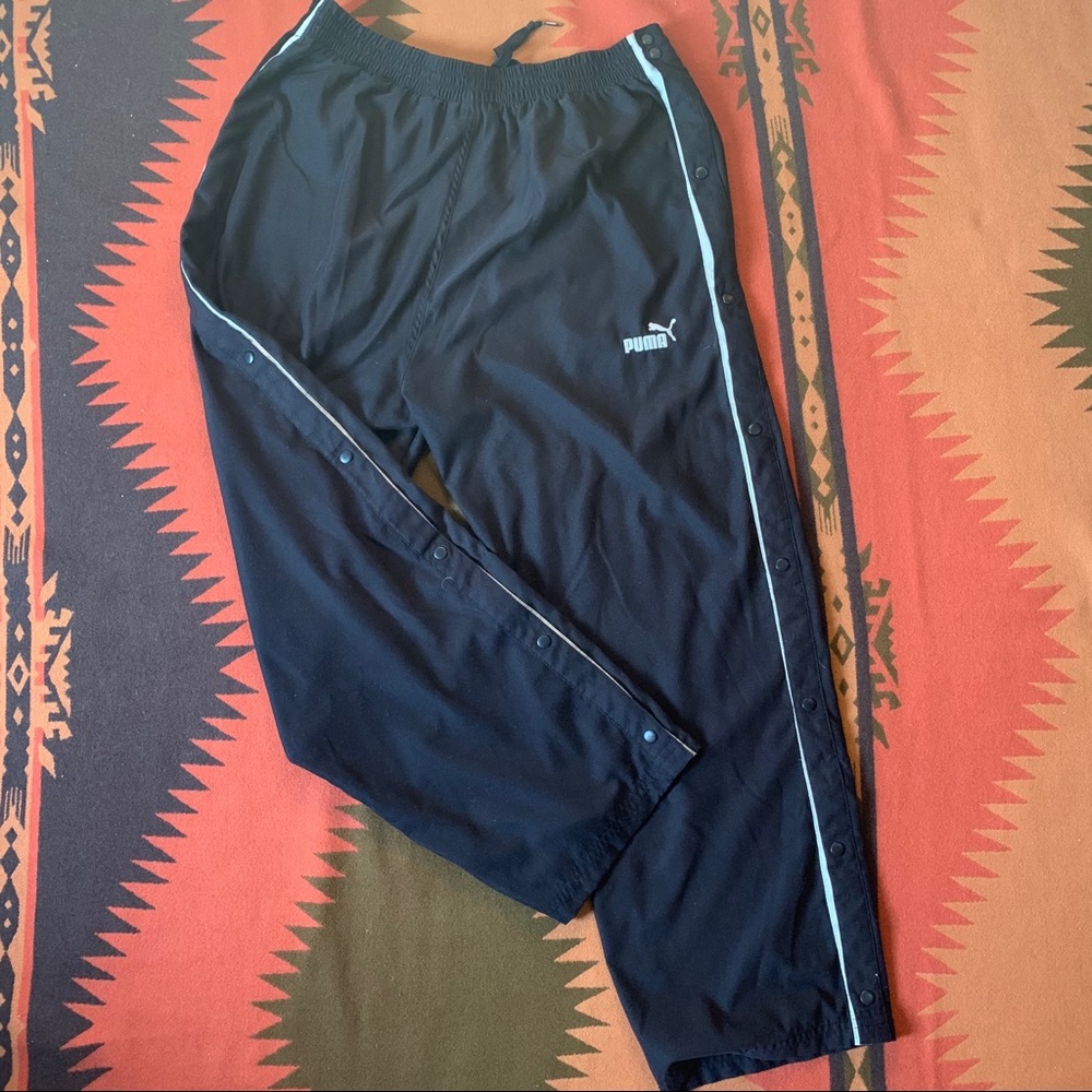 Puma tear-away track pants